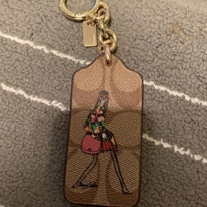 Coach Keyring Tag